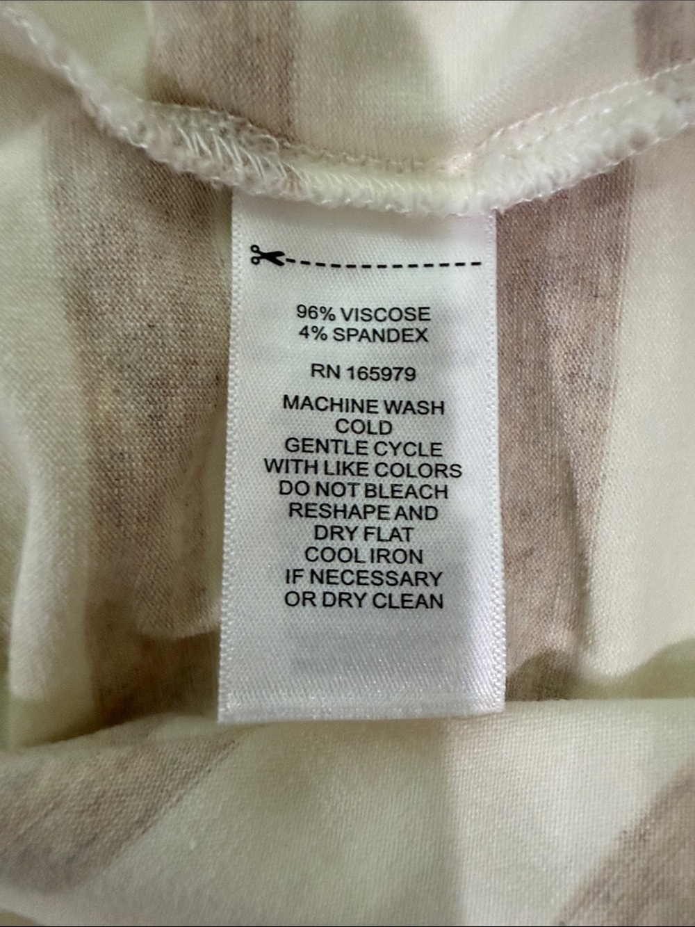 Cupio Cream & Taupe Striped Short-Sleeve Tee - Picture 4 of 6
